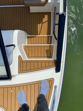 Load image into Gallery viewer, Quicksilver 605 cruiser powerboat foam synthetic teak deck
