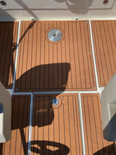 Load image into Gallery viewer, Quicksilver 605 bowrider powerboat foam synthetic teak deck
