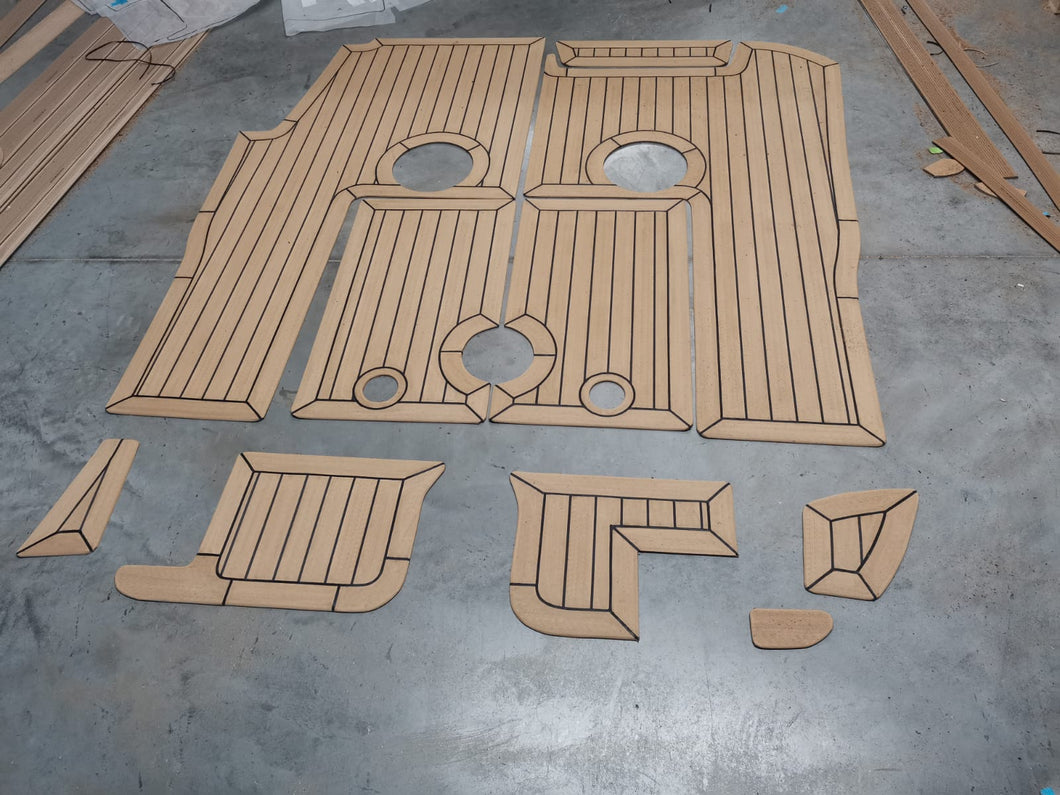 Deckfab synthetic teak decks - PVC synthetic teak