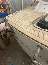 Load image into Gallery viewer, Oyster 430 sailboat pvc synthetic teak deck
