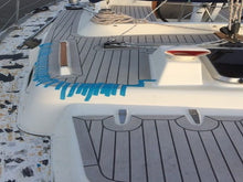 Load image into Gallery viewer, Oyster 430 sailboat pvc synthetic teak deck
